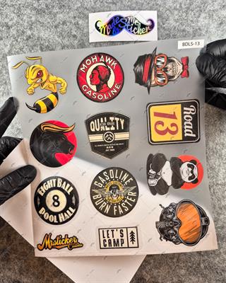 BDLS13 Küçük Boy 10lu Sticker Seti