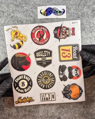 BDLS13 Küçük Boy 10lu Sticker Seti