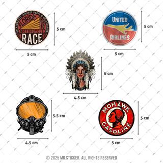 BDLS14 Küçük Boy 10lu Sticker Seti