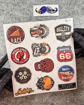 BDLS14 Küçük Boy 10lu Sticker Seti