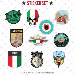 BDLS17 Küçük Boy 10lu Sticker Seti