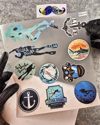 BDLS18 Küçük Boy 10lu Sticker Seti