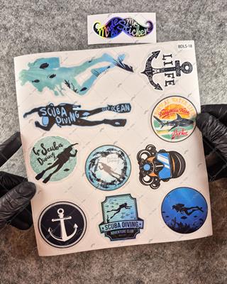 BDLS18 Küçük Boy 10lu Sticker Seti