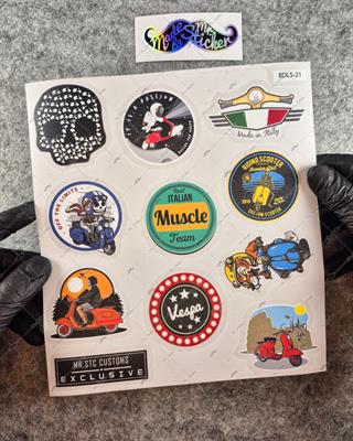 BDLS21 Küçük Boy 10lu Sticker Seti