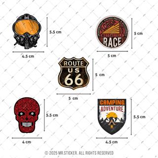 BDLS23 Küçük Boy 10lu Sticker Seti