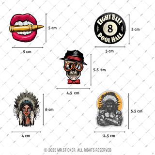 BDLS23 Küçük Boy 10lu Sticker Seti