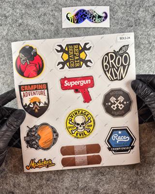 BDLS24 Küçük Boy 10lu Sticker Seti