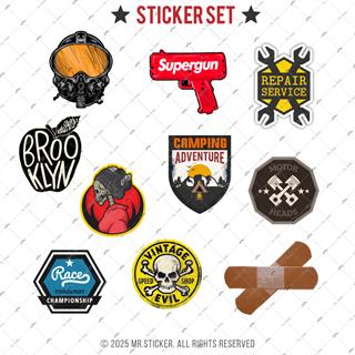 BDLS24 Küçük Boy 10lu Sticker Seti