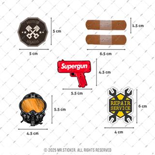 BDLS24 Küçük Boy 10lu Sticker Seti