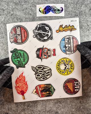 BDLS25 Küçük Boy 10lu Sticker Seti