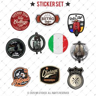 BDLS27 Küçük Boy 10lu Sticker Seti