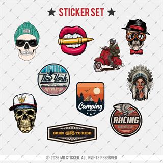 BDLS28 Küçük Boy 10lu Sticker Seti
