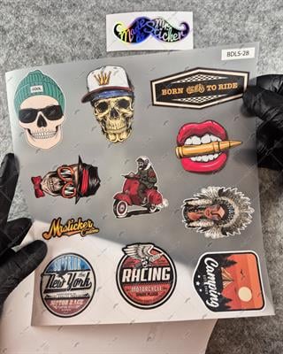 BDLS28 Küçük Boy 10lu Sticker Seti