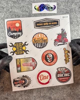 BDLS29 Küçük Boy 10lu Sticker Seti