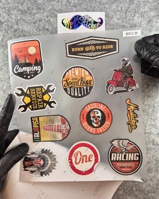 BDLS29 Küçük Boy 10lu Sticker Seti