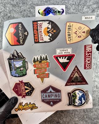 BDLS6 Küçük Boy 10lu Sticker Seti