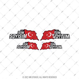 BT80 Ozel Seri Isme Ozel Reflektif Kan Grubu Etiket Seti