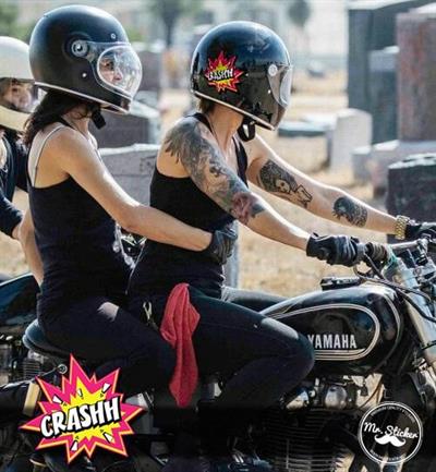CEX5 Crashh Cizgi Roman Efekti Etiketi