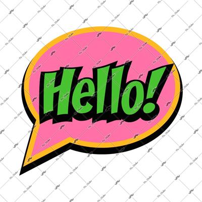 CEX7 Hello Cizgi Roman Efekti Etiketi