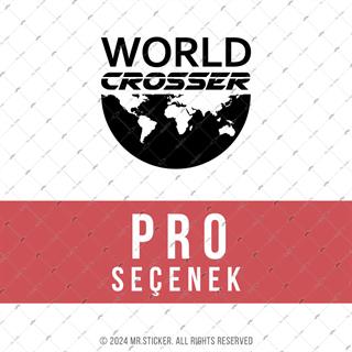 CSE2 World Crosser (Dunyayi Gezen) Yazili Etiket - Renk Seçenekli