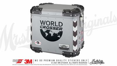 CSE2 World Crosser (Dunyayi Gezen) Yazili Etiket - Mat Siyah