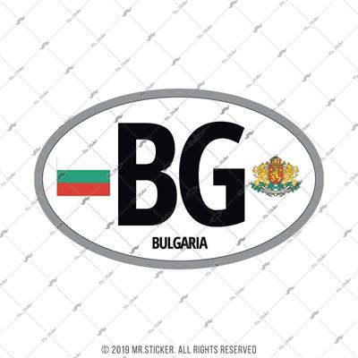 CSE24 Bulgaristan (BG) Reflektif Ulke Etiketi