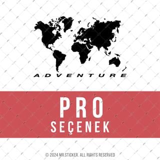 CSE3 Detayli Kesim Dunya Haritasi - Renk Seçenekli