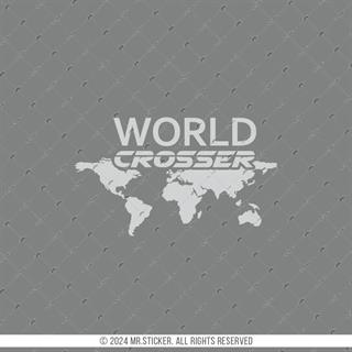 CSE9 World Crosser (Dunyayi Gezen) Etiketi - Mat Gumus Gri