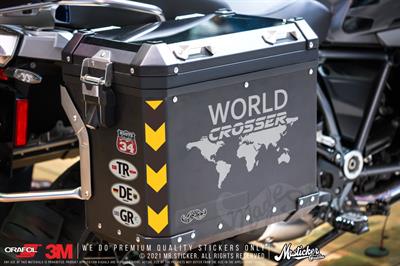 CSE9 World Crosser (Dunyayi Gezen) Etiketi - Mat Gumus Gri