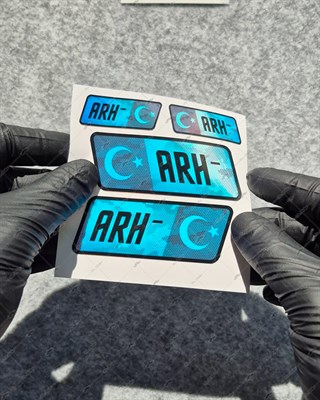 CSFTBT14 A Rh Negatif (-) Kan Grubu Etiket Seti Renk Değiştiren Seri