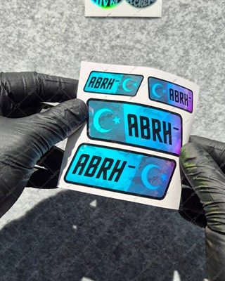 CSFTBT18 AB Rh Negatif (-) Kan Grubu Etiket Seti Renk Değiştiren Seri