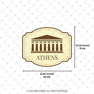 CST11 Athens Yunanistan Etiketi