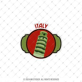 CST21 Pisa Kulesi Italya Etiketi