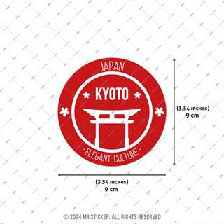 CST24 Kyoto Japonya Etiketi