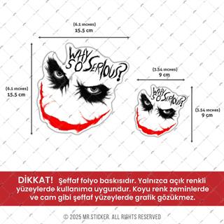 CW6 Ozel Seri - Joker Yuzu Why so Serious Etiketi