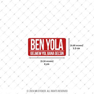 ESP41 V3 Ben Yola Gelmem Yazili Etiket
