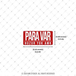 ESP45 V3 Para Var Huzur Yok Yazili Etiket