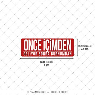 ESP48 V3 Once Icimden Geliyor Yazili Etiket