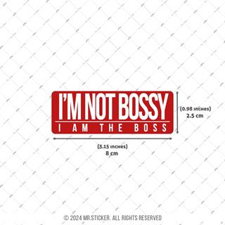 ESP50 V3 I am not Bossy Yazili Etiket