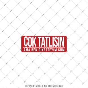 ESP52 V3 Cok Tatlisin Yazili Etiket