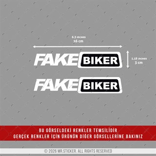 HLG107 Hologram Fake Biker Etiketi