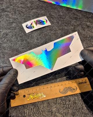 HLG3V2 Hologram Yarasa Etiketi