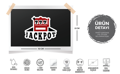 PKR3 Jackpot Yazili Poker Etiketi