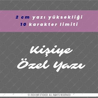 PRS19 Paris Yazı Tipi 2cm Yükseklik 10 karakter