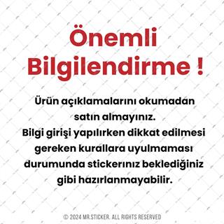 PRS19 Paris Yazı Tipi 3cm Yükseklik 10 karakter