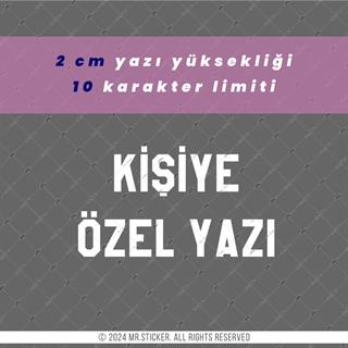 PRS21 New York Yazı Tipi 2cm Yükseklik 10 karakter