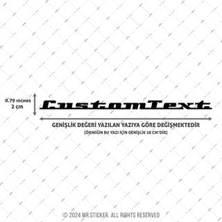 PRS23 Milano Yazı Tipi Avantaj Set 2cm Yükseklik 10 karakter