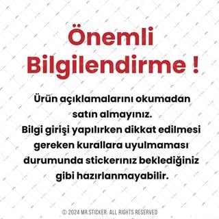 PRS25 Arizona Yazı Tipi Avantaj Set 3cm Yükseklik 10 karakter