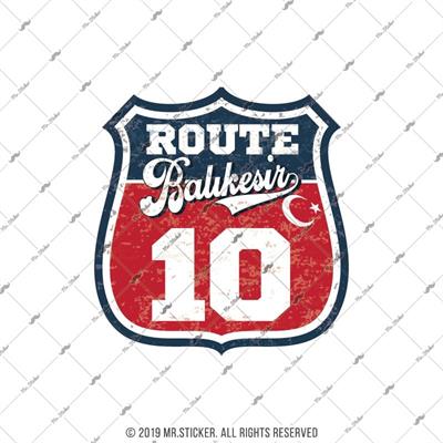 ROUP22 Route Balıkesir 10 Etiketi
