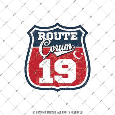 ROUP31 Route Çorum 19 Etiketi